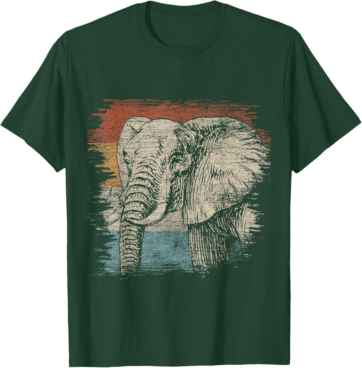 African Animal Lover Gift Elephant T-Shirt - T-Shirt | Forest