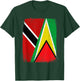 Trinidadian Guyanese Flag Guyana Trinidad Tobago T-Shirt - T-Shirt | Forest