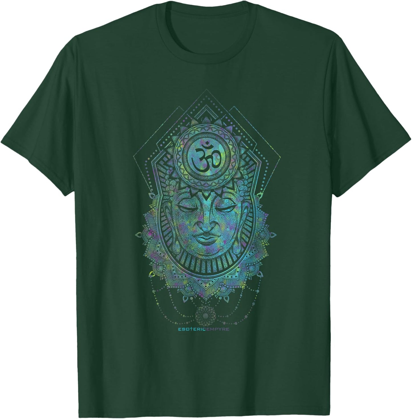 Buddha Sacred Geometry Sacred Geometry Om T-Shirt - T-Shirt | Forest
