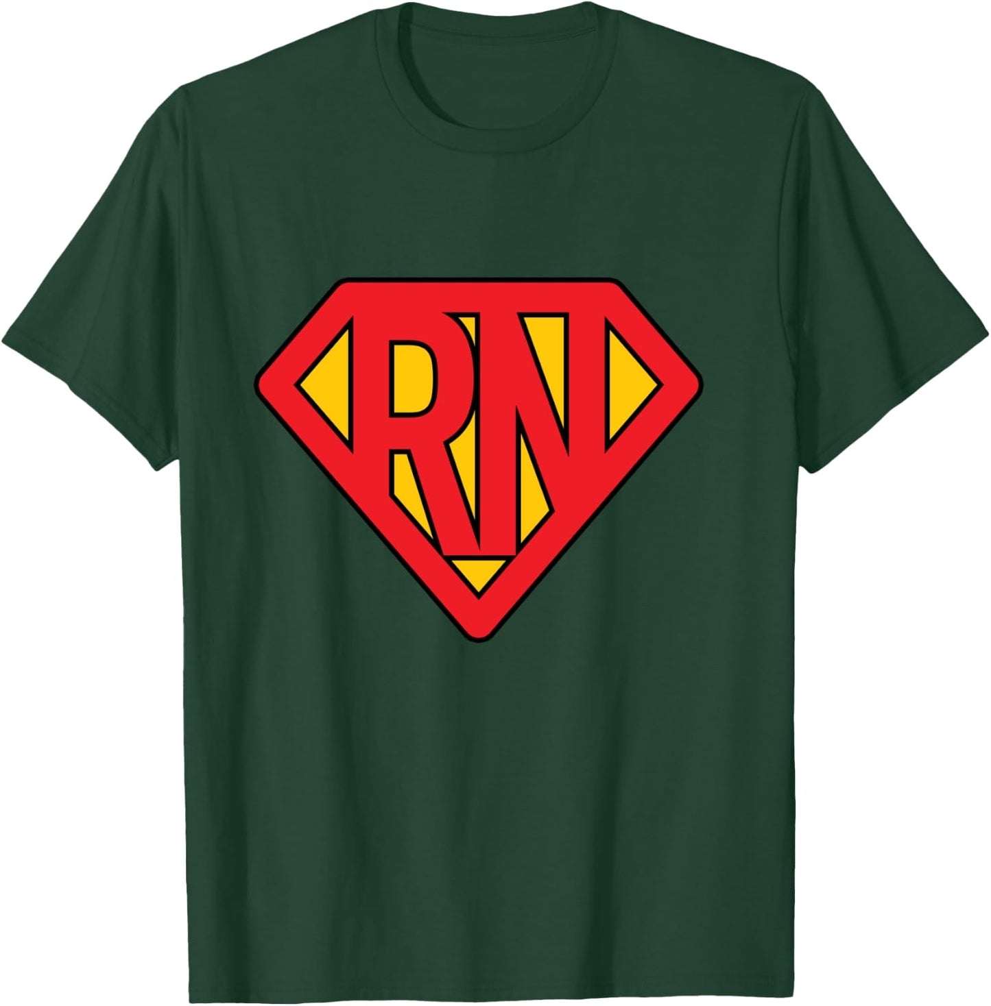Super Nurse RN superhero Registered Nurse Hero T-Shirt - T-Shirt | Forest