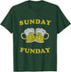 Sunday is Funday Beer Drinking T-Shirt - T-Shirt | Forest