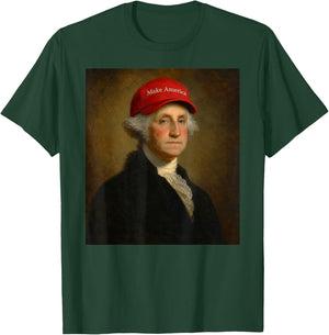 Vintage George Washington Founding Father 4th of July T-Shirt - T-Shirt | Forest