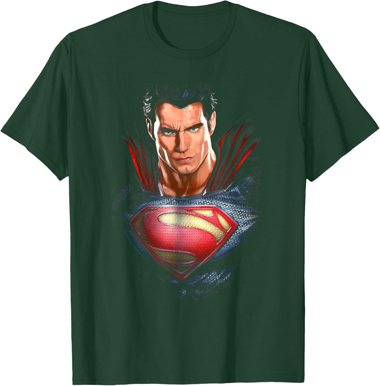 Superman Man of Steel Super Bust T Shirt T-Shirt - T-Shirt | Forest