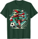 Cute Elf Playing Soccer lovers boys Girls kid teen Christmas T-Shirt - T-Shirt | Forest