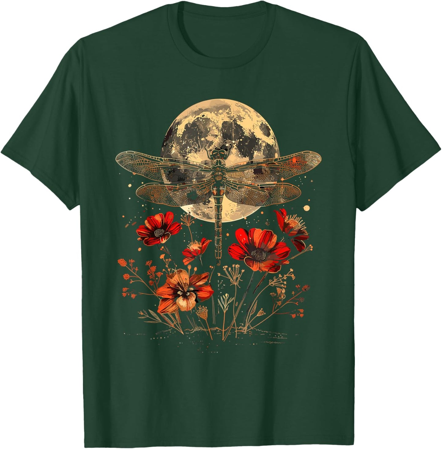 Dragonfly Lover Insect Dragonflies Nature T-Shirt - T-Shirt | Forest