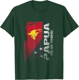 Papua New Guinea Flag , Papuan Country Flag Shirt T-Shirt - T-Shirt | Forest