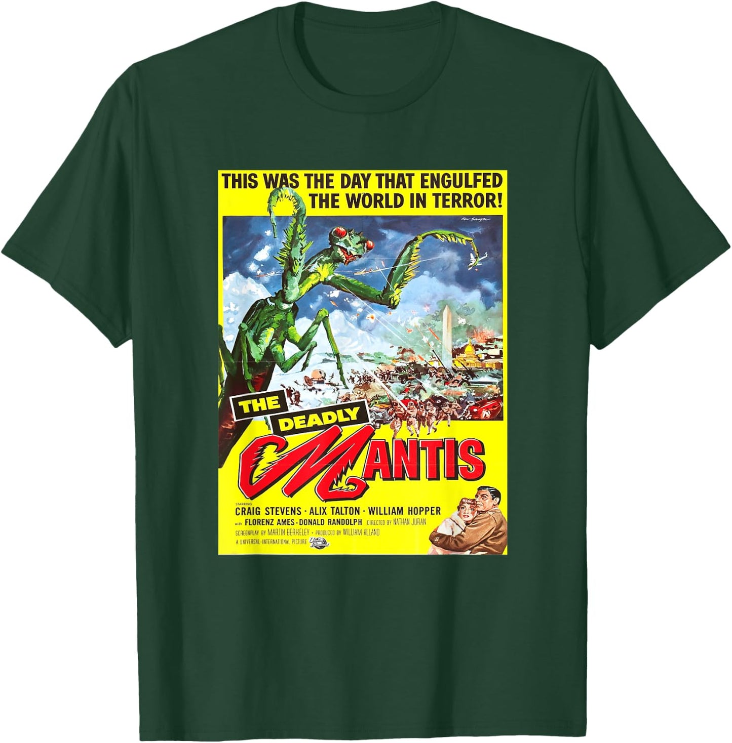 Vintage Mantis science-fiction movie shirt T-Shirt - T-Shirt | Forest