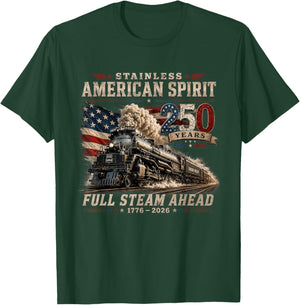 Big Boy 4014 Vintage 250 Steam Locomotive Railroad Train T-Shirt - T-Shirt | Forest