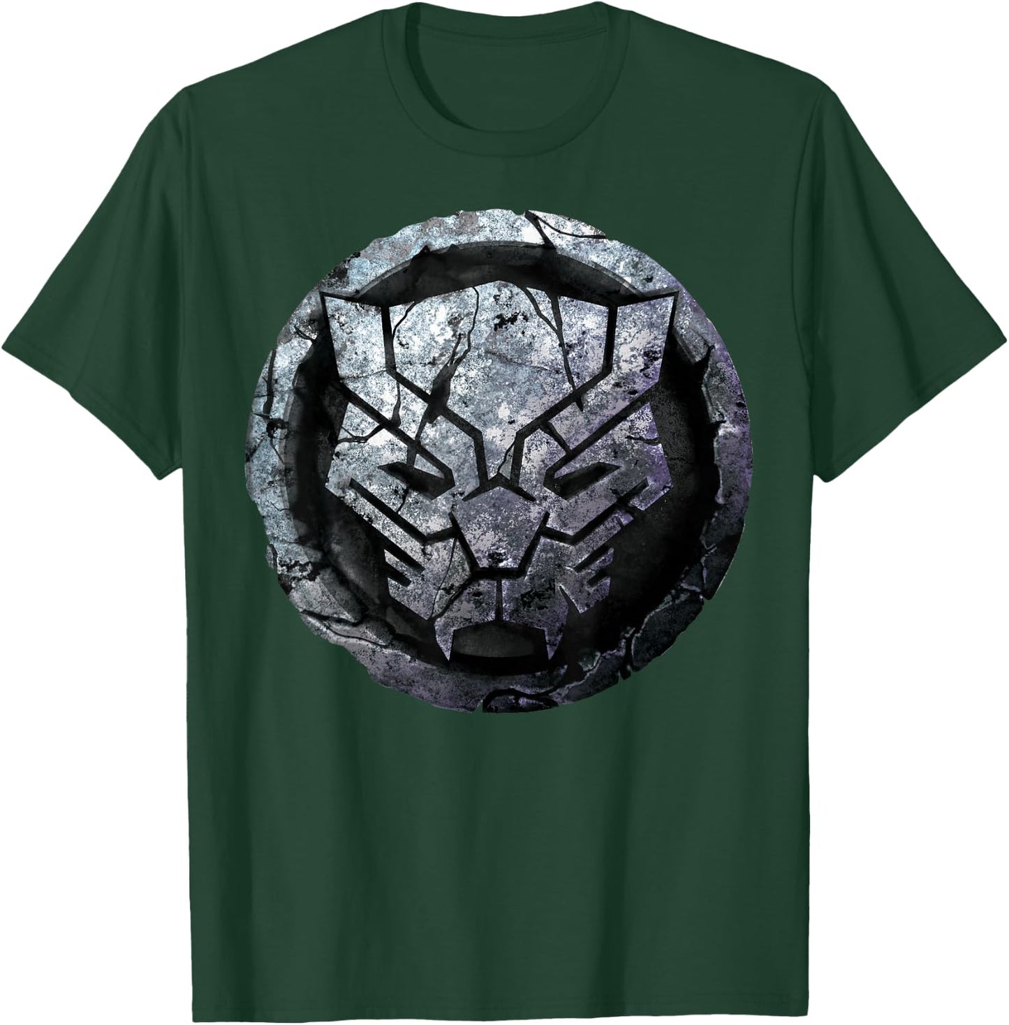 Marvel Black Panther Stone Symbol Graphic T-Shirt - T-Shirt | Forest