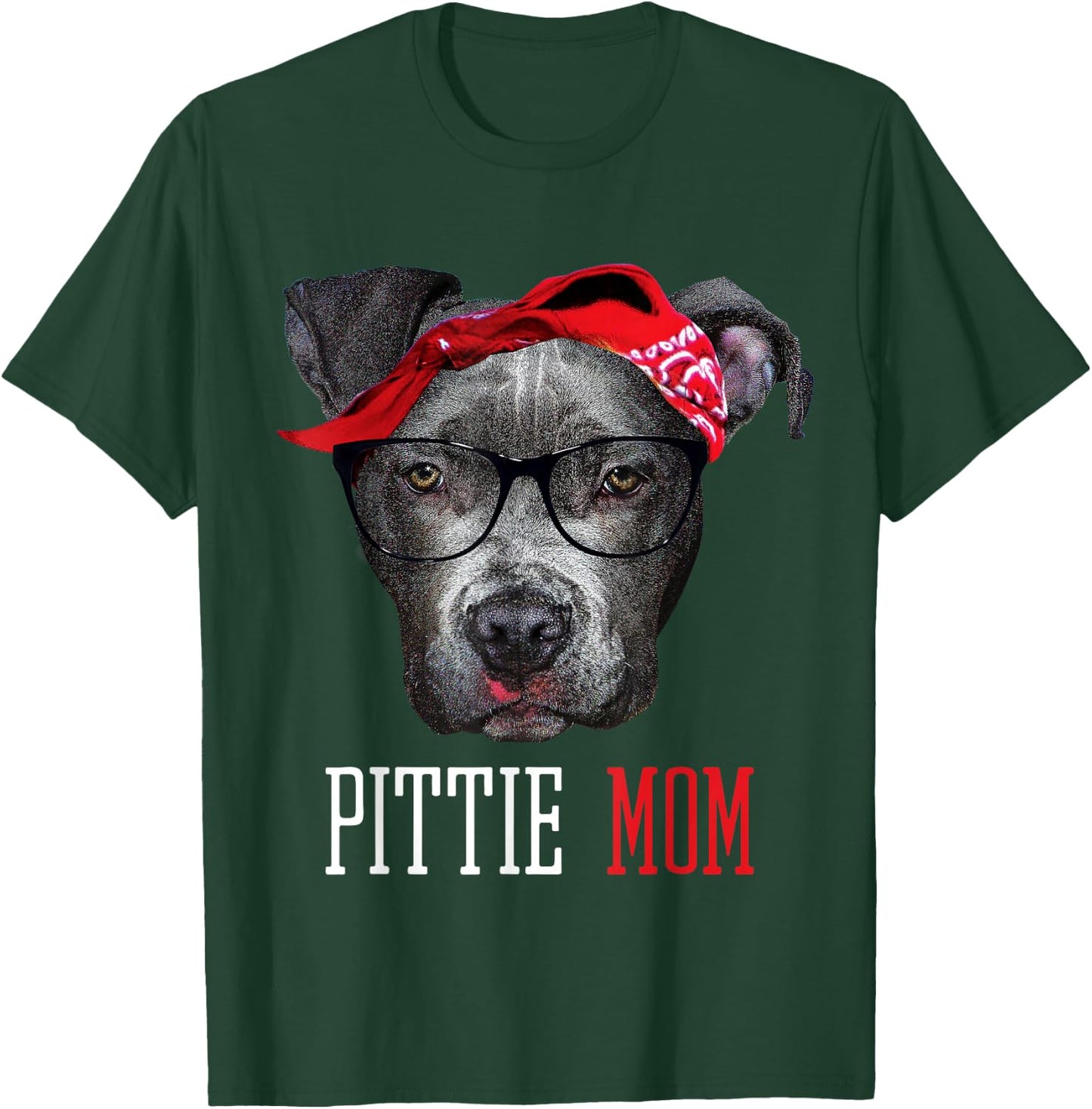 Pittie Mom Pitbull Dog Lovers Women T-Shirt - T-Shirt | Forest