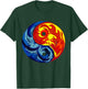 Fire and Ice Yin-Yang T-Shirt - T-Shirt | Forest
