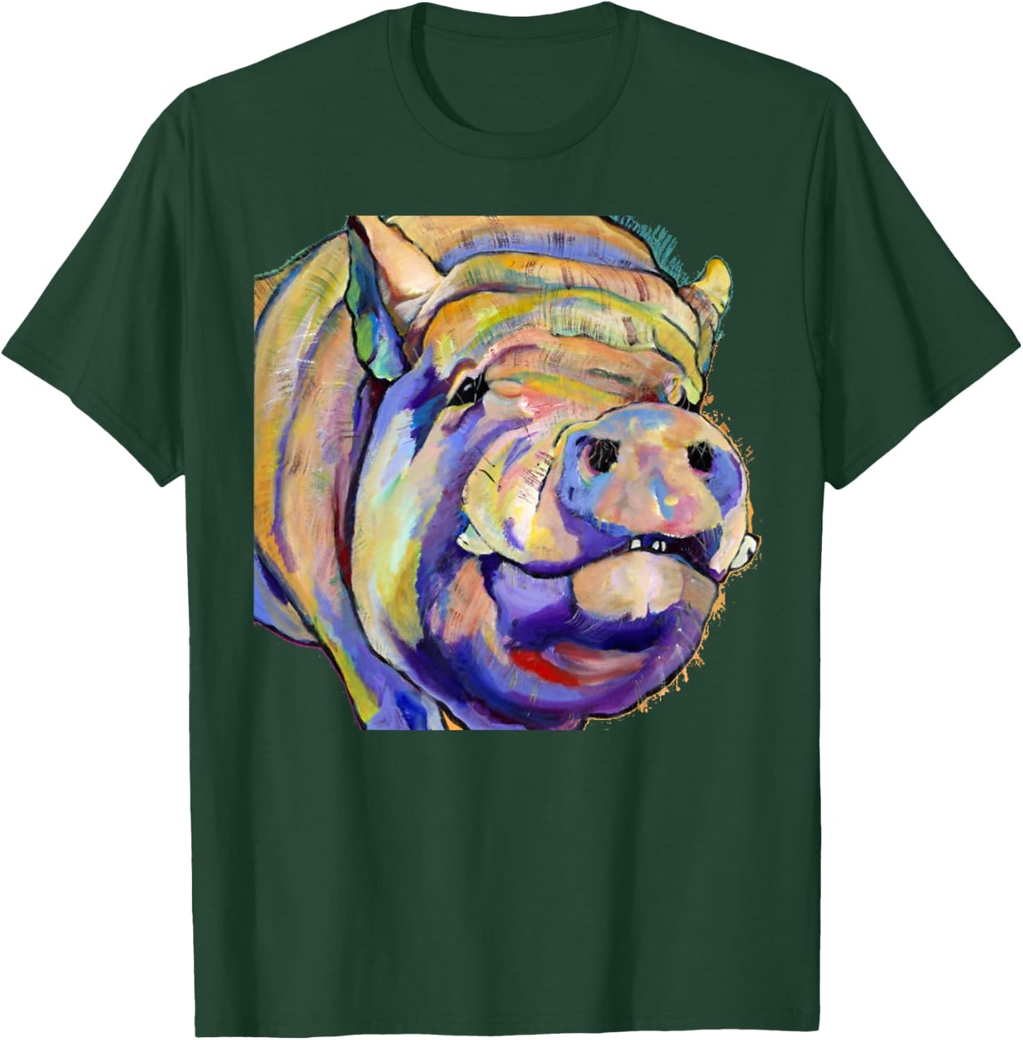 Potbelly Pig Shirt - Potbelly Pig Gifts - Potbellied Pig Art T-Shirt - T-Shirt | Forest