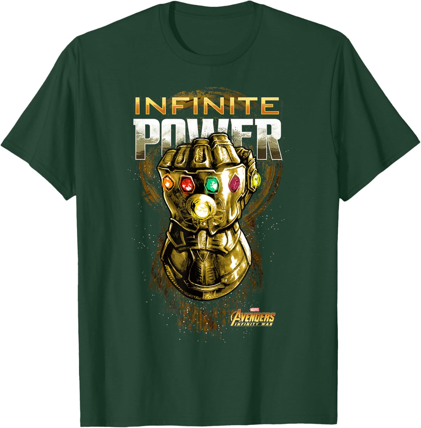 Marvel Avengers Infinity War Gold Gauntlet Graphic T-Shirt - T-Shirt | Forest