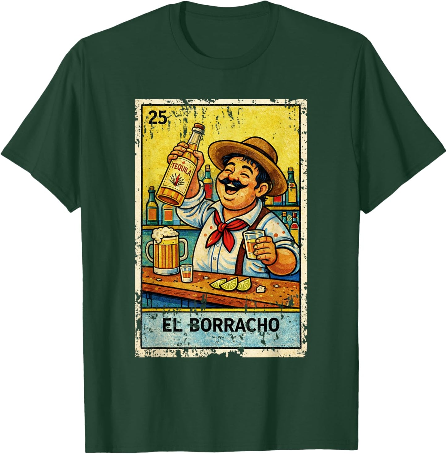EL Borracho Cinco de Mayo T-Shirt - T-Shirt | Forest
