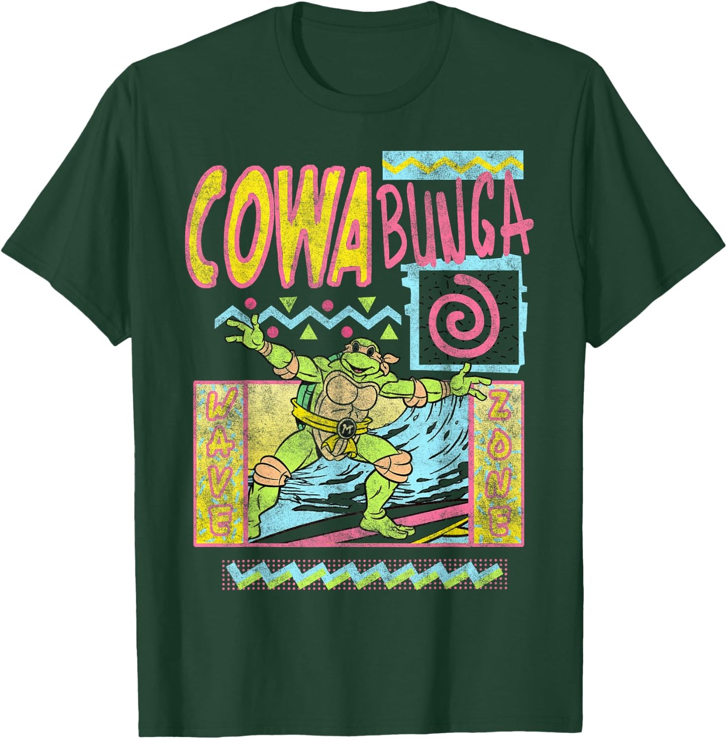 Teenage Mutant Ninja Turtles Retro Surfin' T-Shirt - T-Shirt | Forest