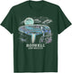 Vintage Roswell New Mexico Shirt | Moon Wolf Black Aliens T-Shirt - T-Shirt | Forest