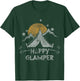 Happy Glamper Cute Glamping Camp Distressed T-Shirt - T-Shirt | Forest