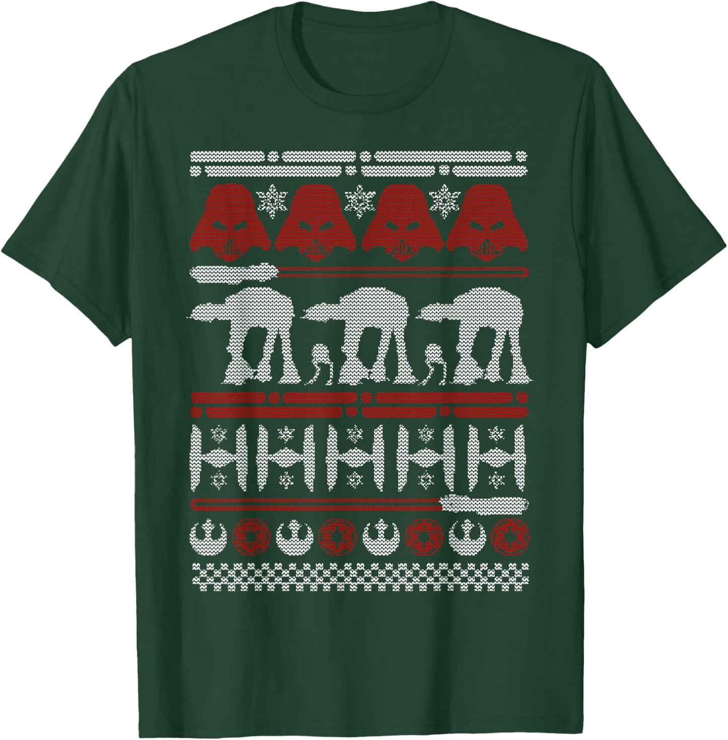 Star Wars Battle Of Hoth Ugly Christmas Sweater T-Shirt - T-Shirt | Forest