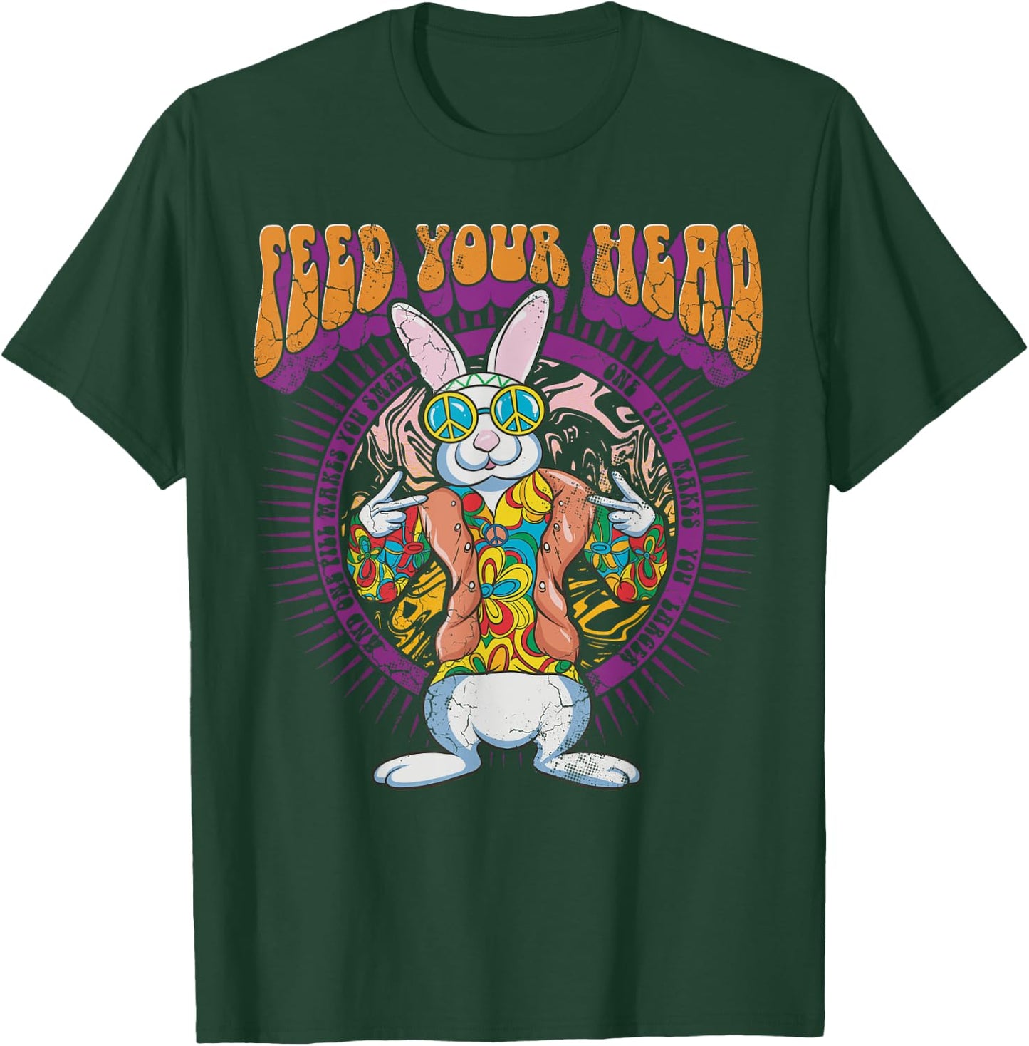 LyricVerse - WHITE RABBIT BY GRACE SLICK T-Shirt - T-Shirt | Forest