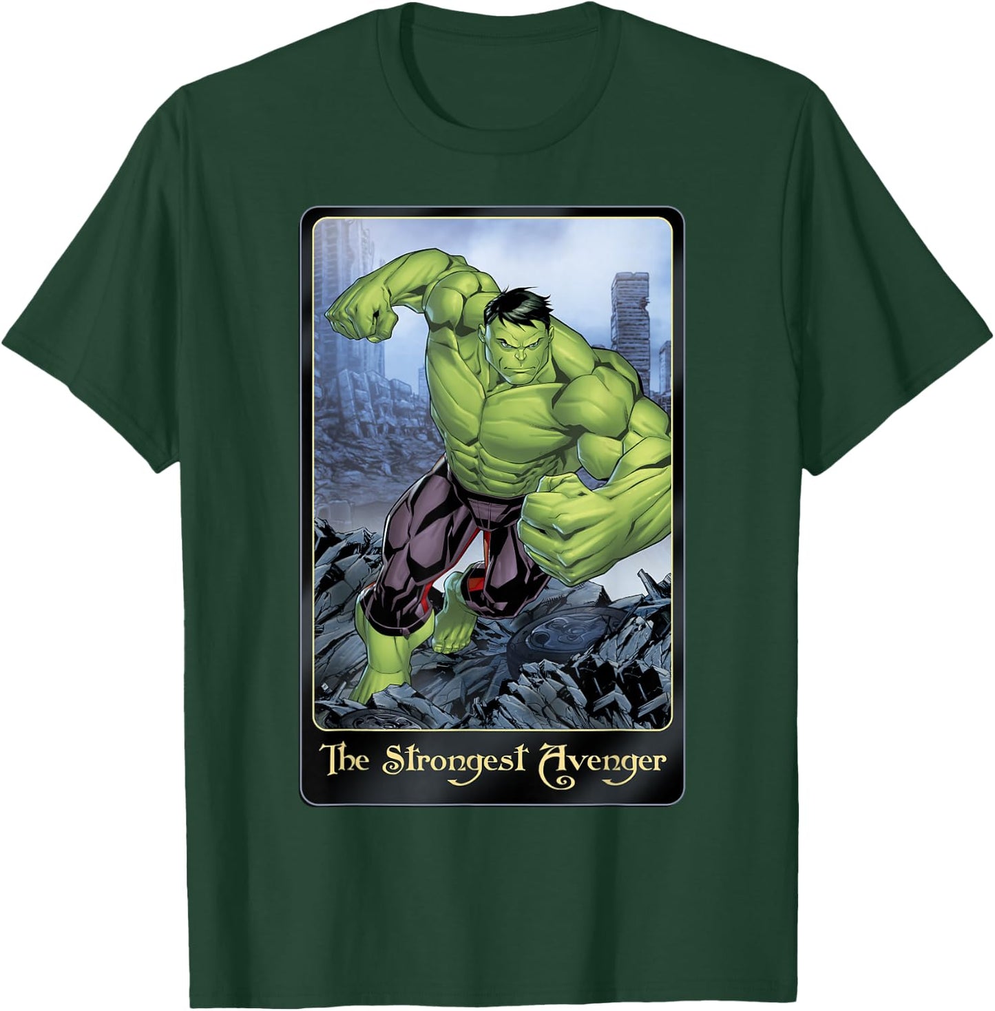 Marvel Strongest Avenger Incredible Hulk Graphic T-Shirt - T-Shirt | Forest