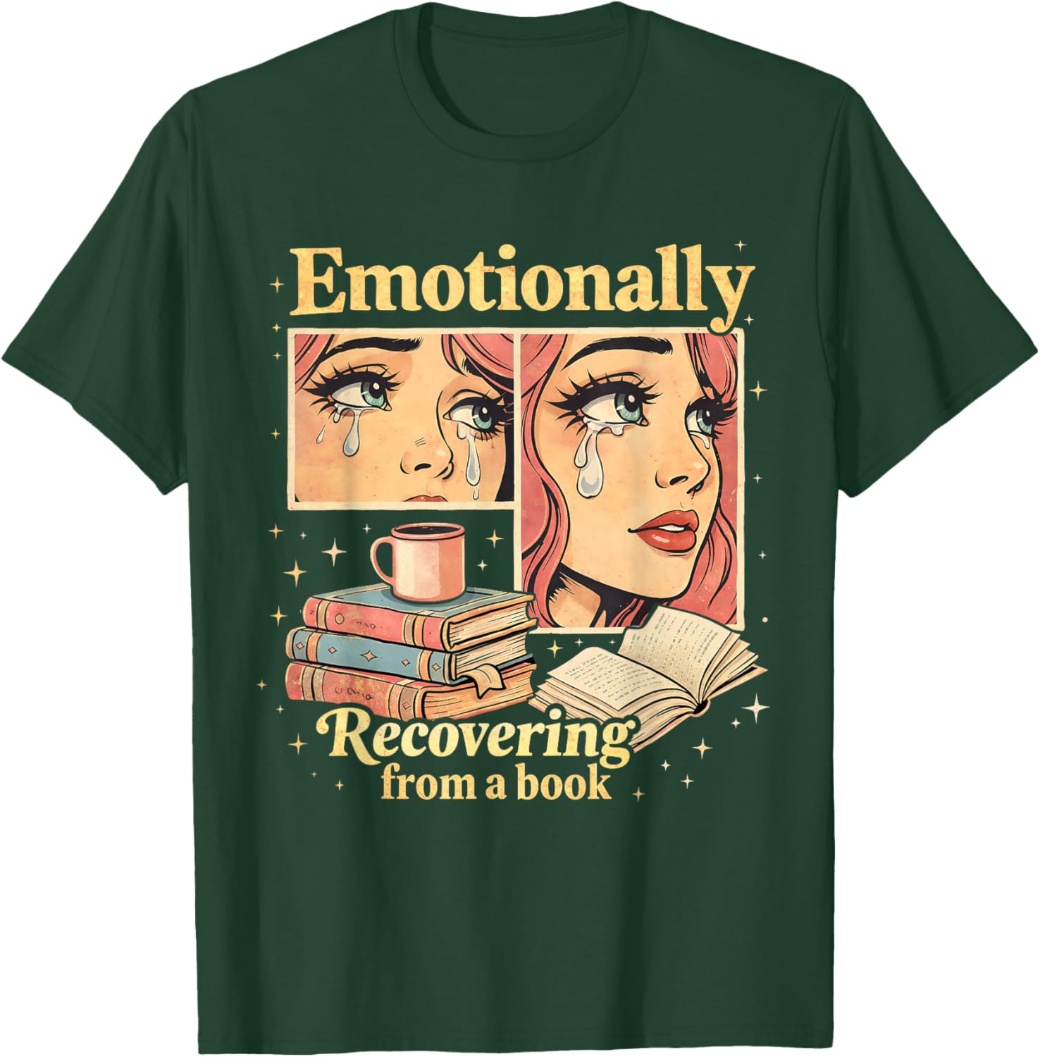Book Nerd T-Shirt - T-Shirt | Forest