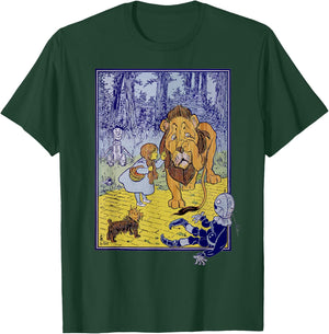 Retro Dorothy Slaps the Lion OZ Shirt Art-The Wizard Of OZ T-Shirt - T-Shirt | Forest