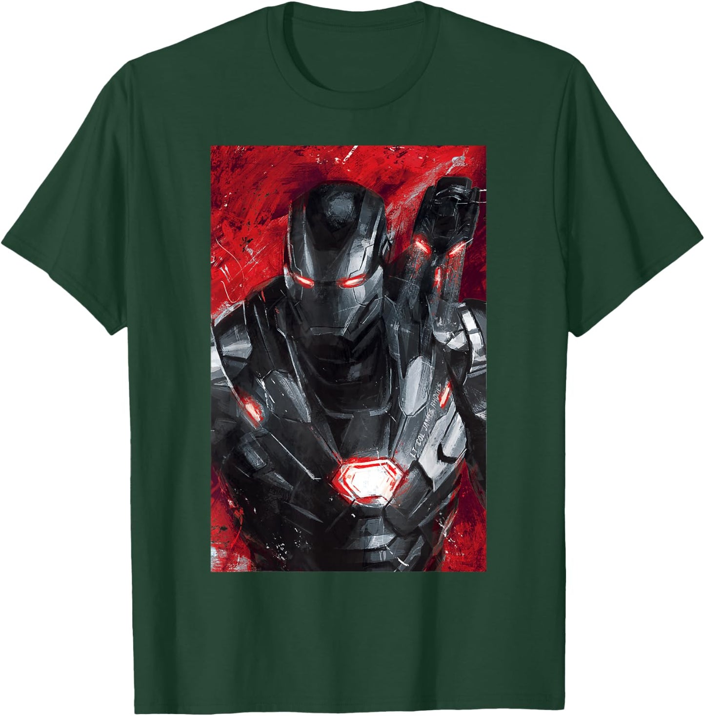 Marvel Avengers Endgame War Machine Painting Graphic T-Shirt - T-Shirt | Forest