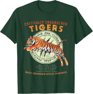 Save the Tigers T-Shirt - T-Shirt | Forest