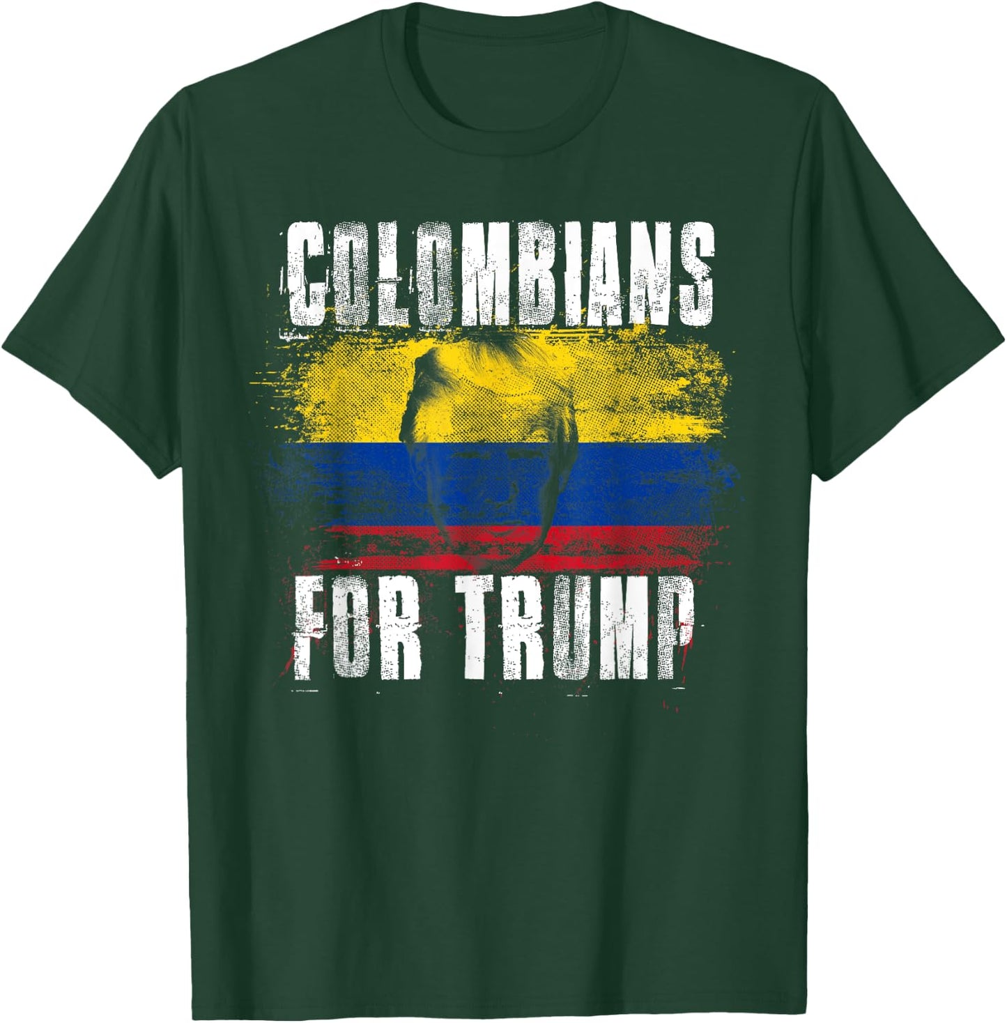 Colombians For Trump - American and Colombia Patriotic T-Shirt - T-Shirt | Forest