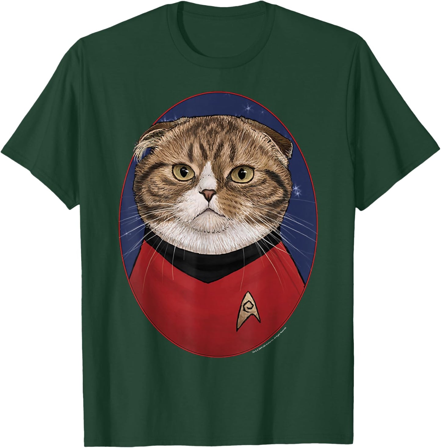 Star Trek Scotty Cat Formation T-Shirt - T-Shirt | Forest