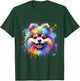 Colorful Pomeranian Splash Art Shirt Pom Puppy Dog Lover T-Shirt - T-Shirt | Forest