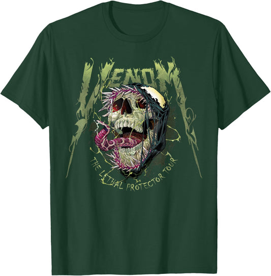 Marvel Venom Skull Lethal Protector Graphic T-Shirt - T-Shirt | Forest