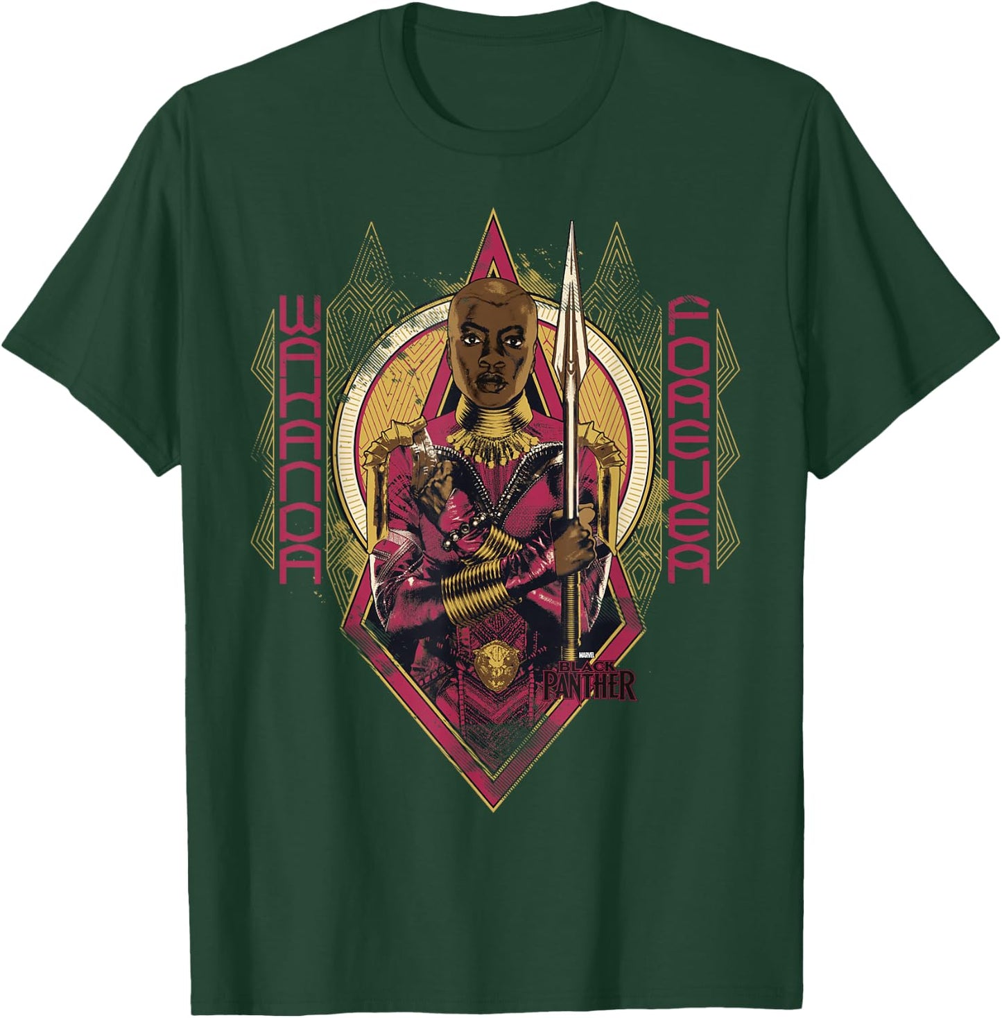 Marvel Black Panther Wakanda Forever Okoye Rises T-Shirt - T-Shirt | Forest