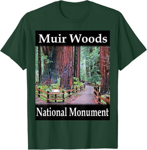 Yellow House Outlet: Muir Woods National Monument T-Shirt - T-Shirt | Forest
