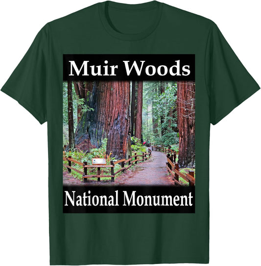 Yellow House Outlet: Muir Woods National Monument T-Shirt - T-Shirt | Forest