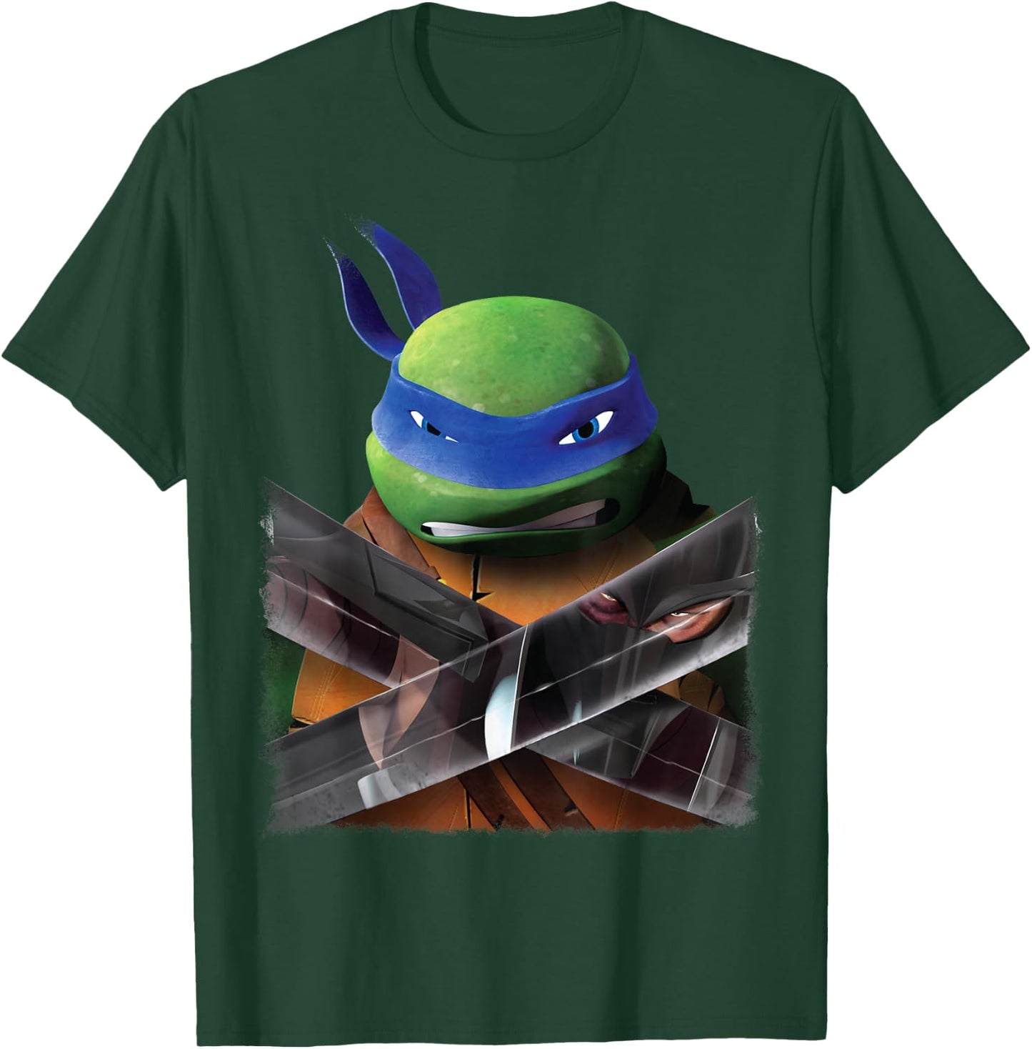 Teenage Mutant Ninja Turtles Leonardo Vs. Shredder T-Shirt - T-Shirt | Forest