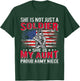 She Is Not Just A Solider She Is My Aunt - Proud Army Niece T-Shirt - T-Shirt | Forest