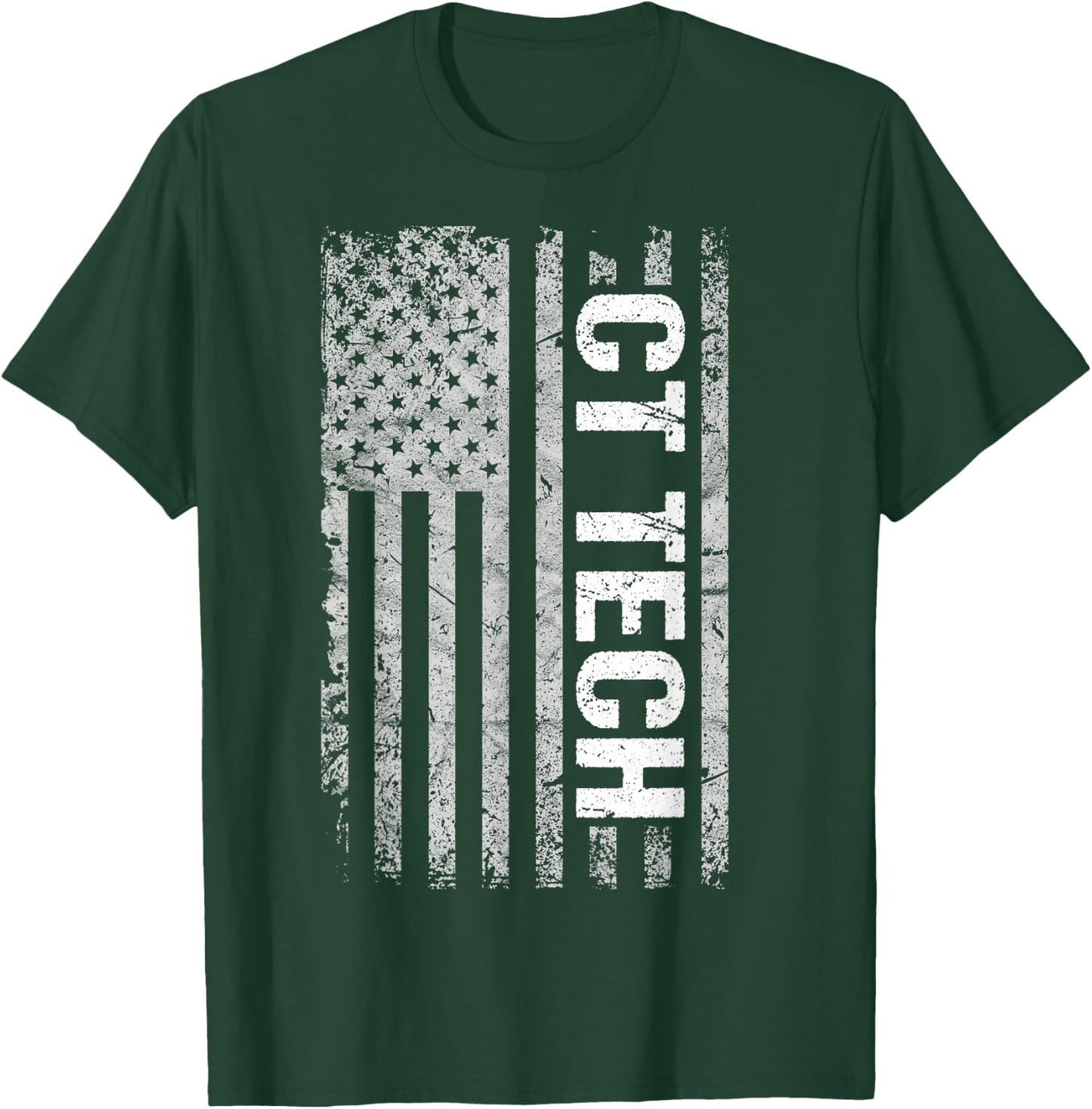 CT Tech American Flag T-Shirt - T-Shirt | Forest