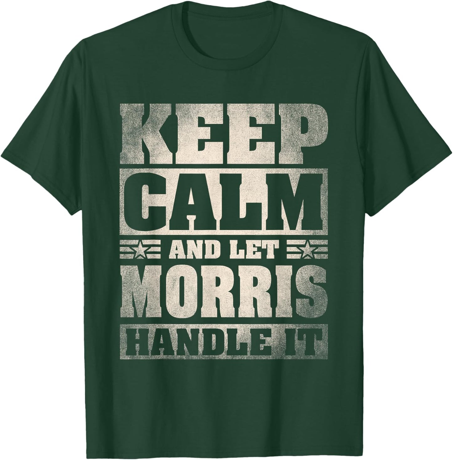 Morris Name Shirt Personalized Morris Last Name T-Shirt - T-Shirt | Forest