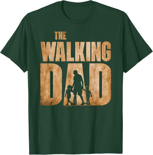 Walking Dad Funny Fathers Day Shirt from Children Kids Gift T-Shirt - T-Shirt | Forest