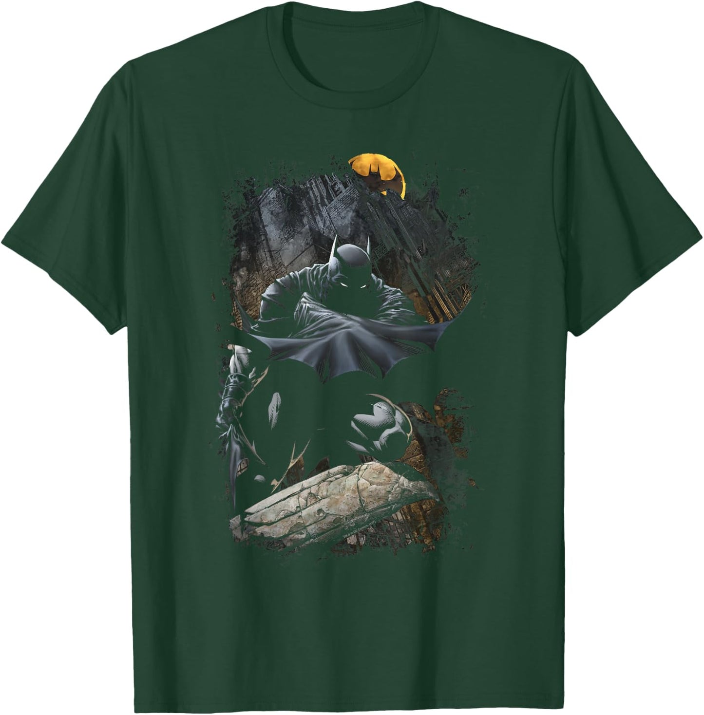 Batman Sweeping Cape T-Shirt - T-Shirt | Forest