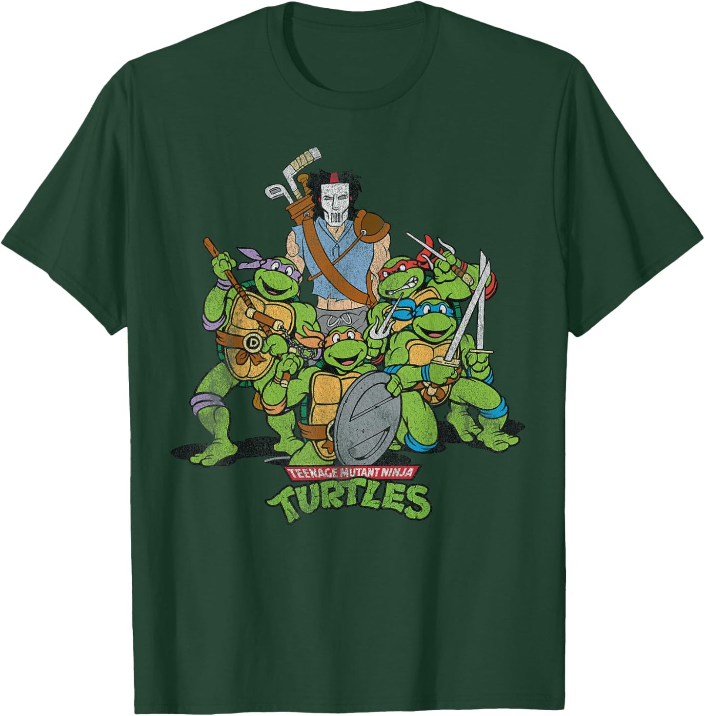 Teenage Mutant Ninja Turtles - and Casey Jones T-Shirt - T-Shirt | Forest