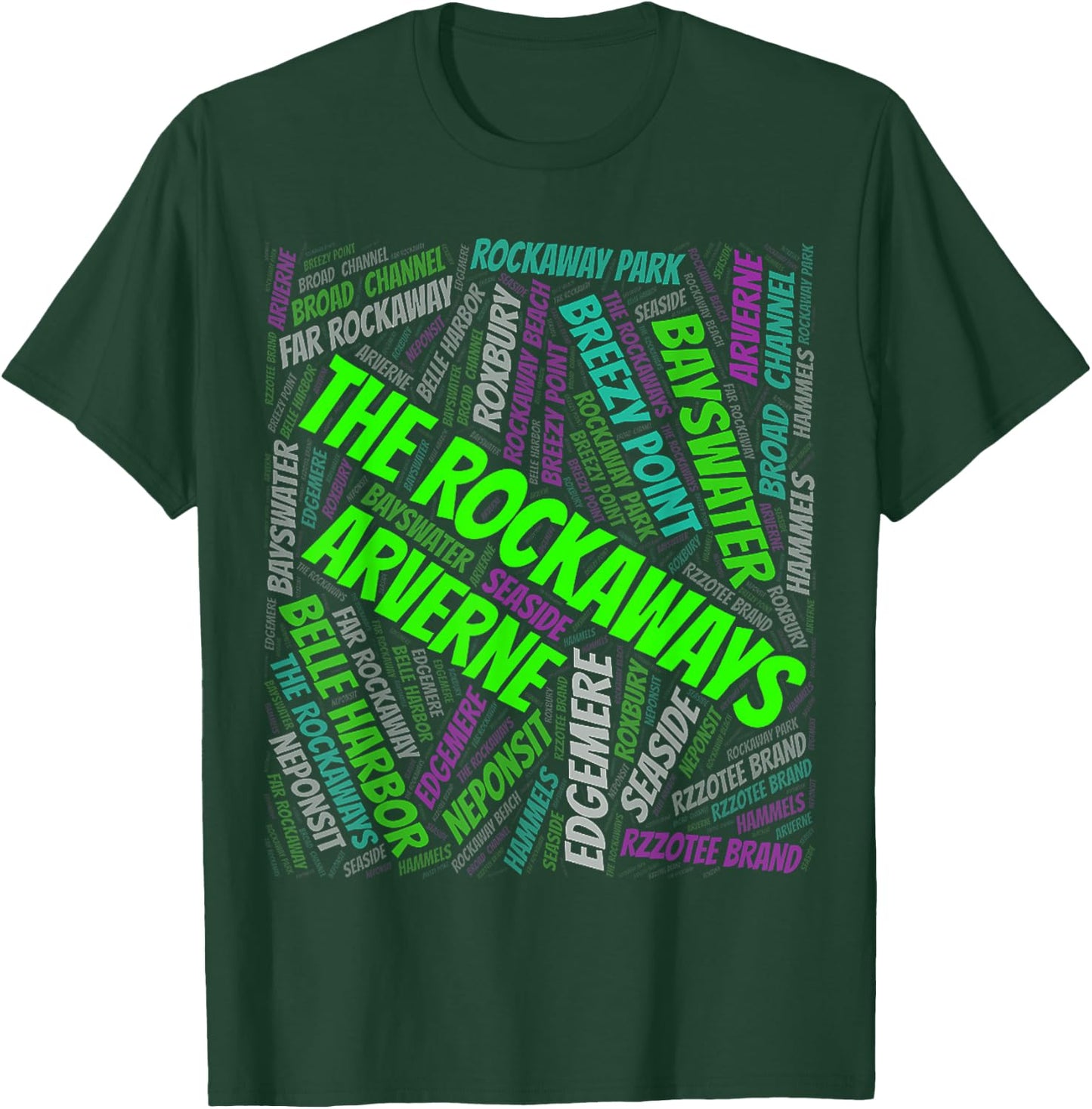 Far Rockaway beach queens new york city T-Shirt - T-Shirt | Forest