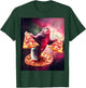 Funny Space Sloth With Pizza T-Shirt - T-Shirt | Forest