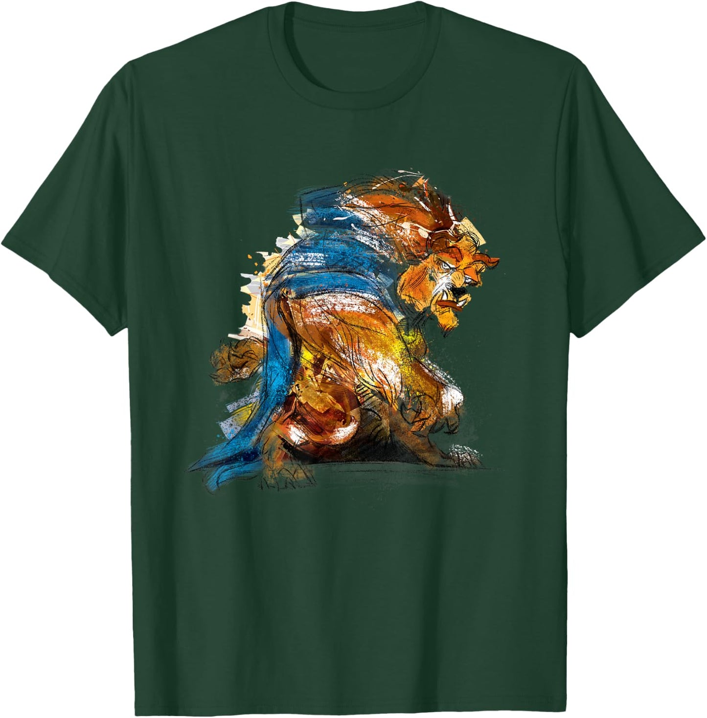 Disney Beauty and the Beast Men's T-Shirt - T-Shirt | Forest