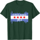26.2 Mile Marathon Runner Chicago Flag Running Race Gift T-Shirt - T-Shirt | Forest