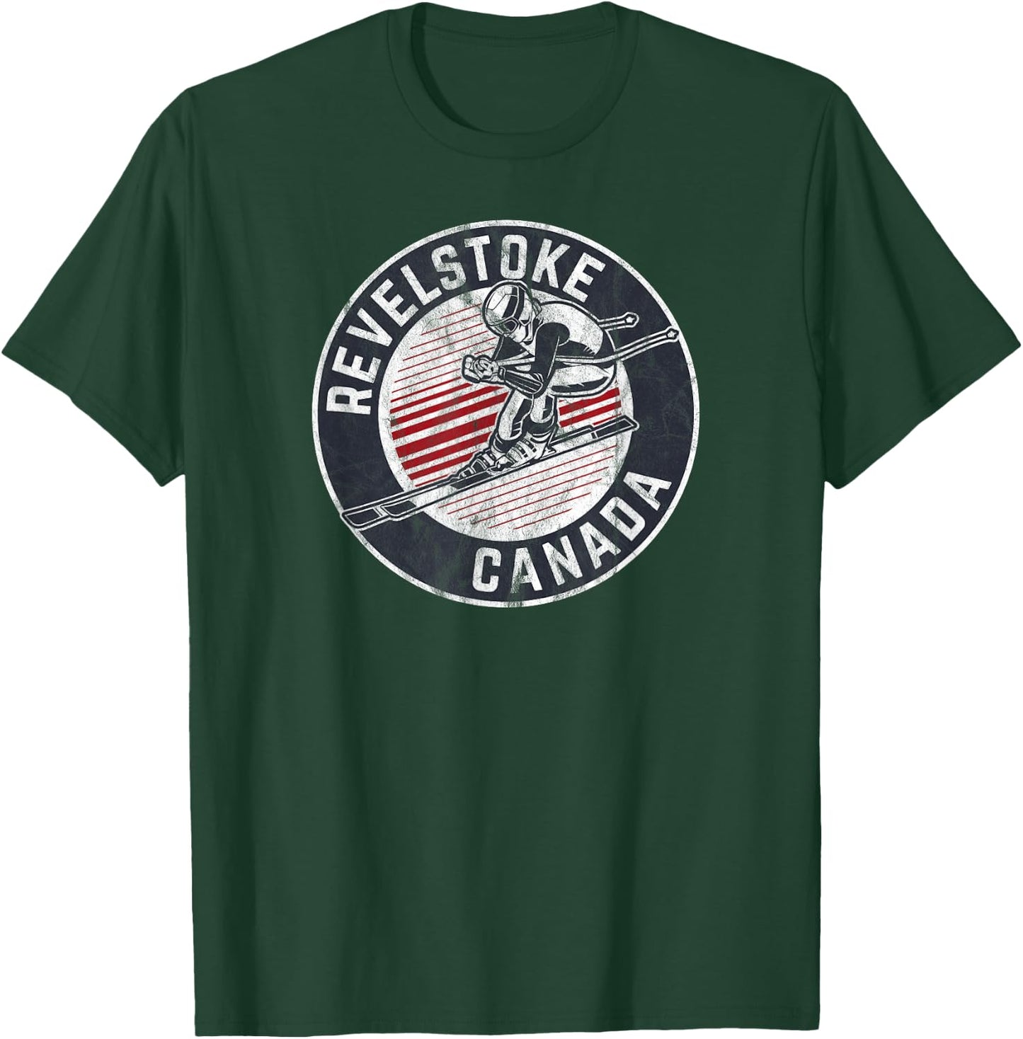 Revelstoke Canada Ski T-Shirt - T-Shirt | Forest