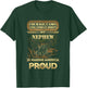 My Nephew Is A Soldier - Proud Military Uncle, Aunt T-Shirt - T-Shirt | Forest