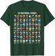 All US National Park Checklist Bucket List Of National Parks T-Shirt - T-Shirt | Forest