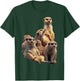 LetterTrunk Meerkat Family in the Kalahari Desert T-Shirt - T-Shirt | Forest
